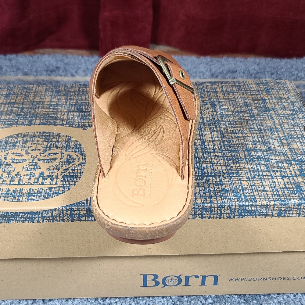 Born Brown Rio Slide-On Sandals - Picture 4 of 5